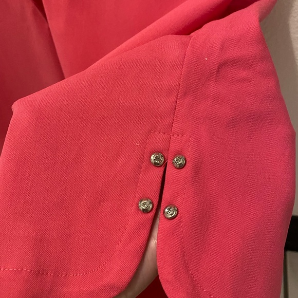 Counterparts Women’s Plus Pink Stretch Capris with Split Hem Accents - 22W - Picture 2 of 7